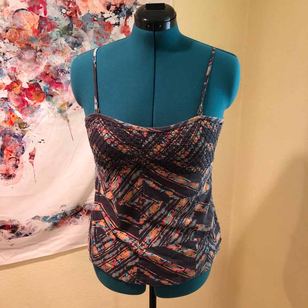 Geometric Billabong Top